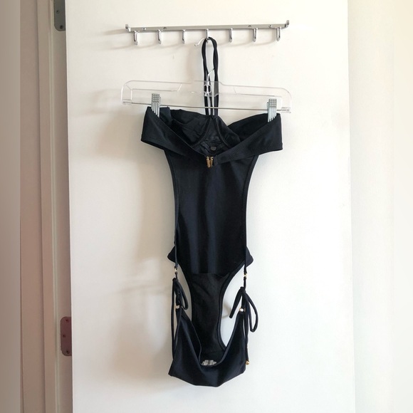 Pain De Sucre Black One Piece Bathing Suit - Picture 4 of 5